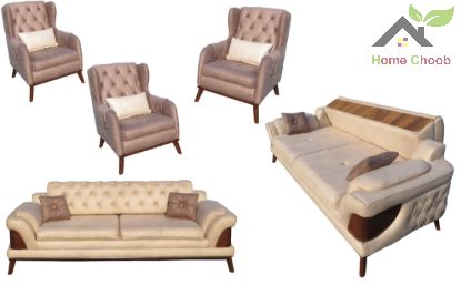 تصویر مبل راحتی طرح آراد  با مکانیزم تختخواب شو