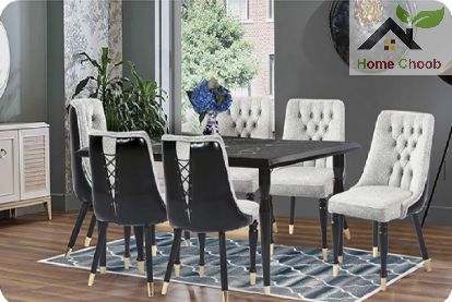 تصویر میز و صندلی غذاخوری طرح گلکسی