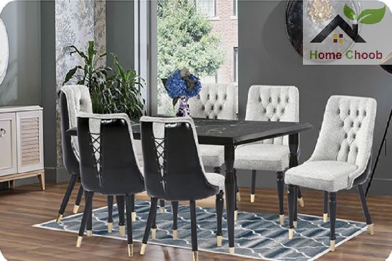 تصویر میز و صندلی غذاخوری طرح گلکسی