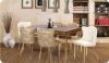 تصویر میز و صندلی غذاخوری طرح چستر فلز