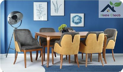 تصویر میز و صندلی غذاخوری طرح ساواش