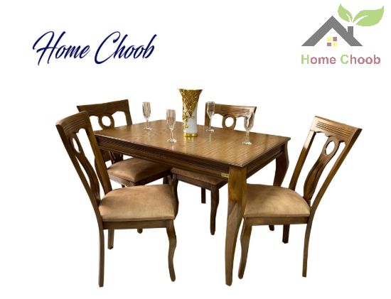 تصویر میز و صندلی غذا خوری طرح صبا