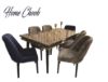 تصویر میز و صندلی غذاخوری طرح نیو بوگاتی