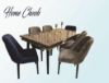 تصویر میز و صندلی غذاخوری طرح نیو بوگاتی
