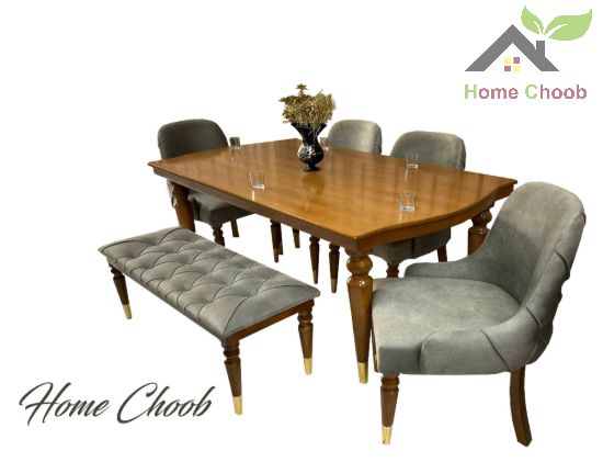 تصویر میز و صندلی غذاخوری طرح k6