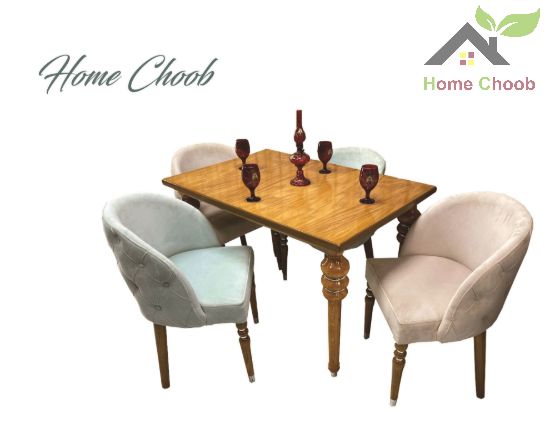 تصویر میز و صندلی غذاخوری طرح k7
