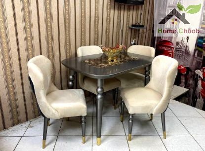 تصویر میز و صندلی غذاخوری طرح k8