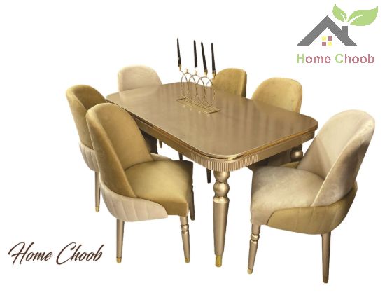 تصویر میز و صندلی غذاخوری طرح k9